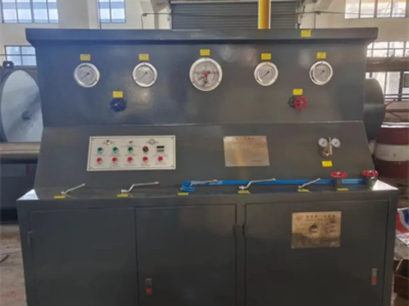 Гидравлический испытательный стенд для клапанов сверхбольшого размера упакован и доставлен в Россию (6)