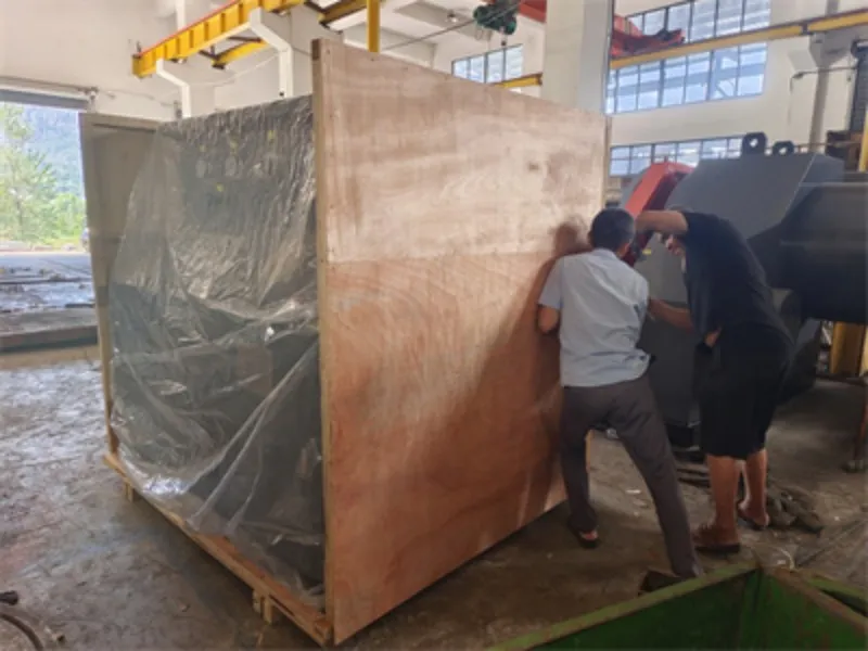 Гидравлический испытательный стенд для клапанов сверхбольшого размера упакован и доставлен в Россию (8)