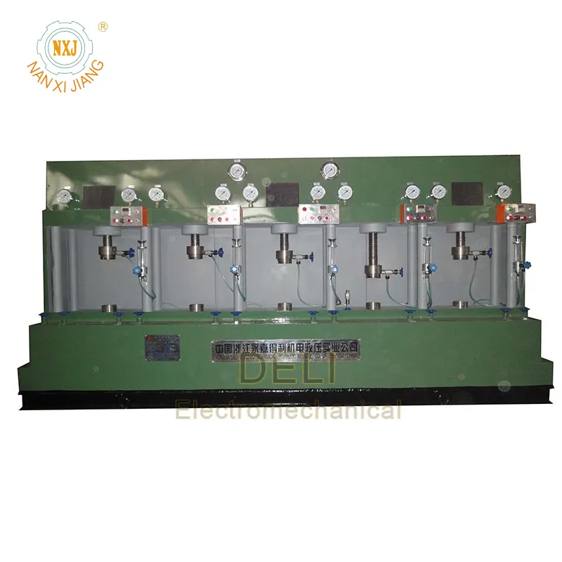 Машина для гидравлических испытаний клапанов модели PZ-50 (винтового и многошпиндельного типа)